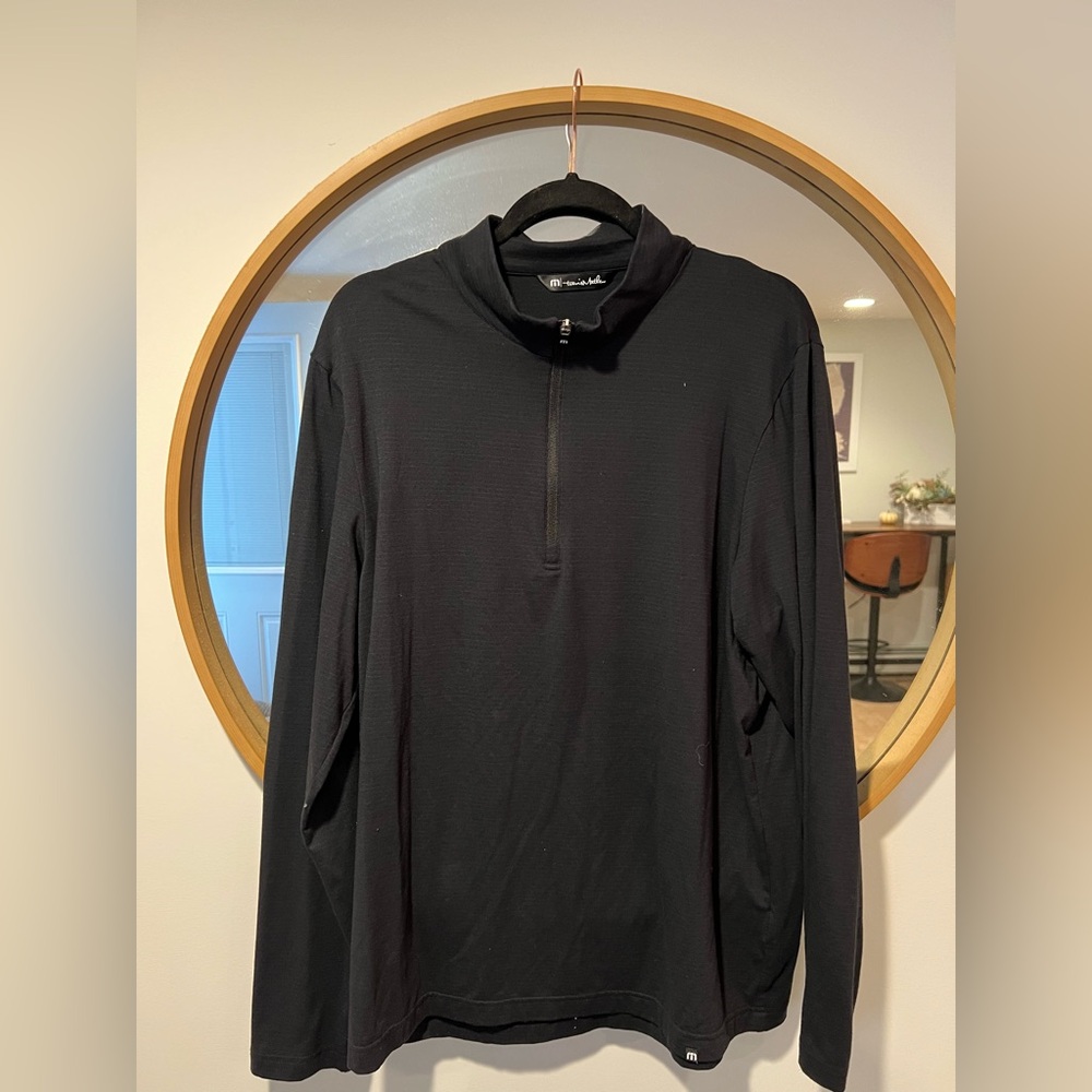 Men’s Travis Matthew 1/4 Zip - black